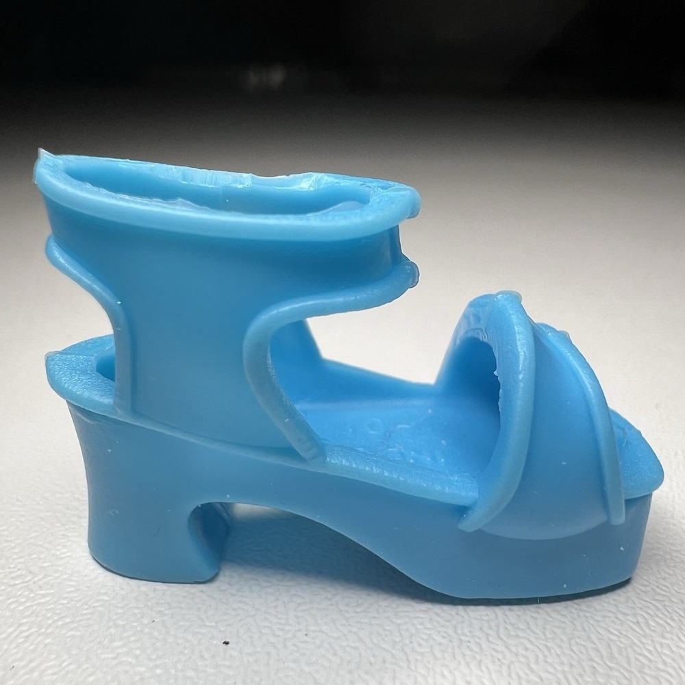 Single Blue Plastic‎ Fashion Doll 11-12" High Heel Shoe